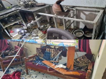 Midnight blast shakes Yawli, damages household goods | मध्यरात्रीच्या स्फोटाने यावली हादरले.. घरगुती साहित्याचे नुकसान, नागरिक भयभीत