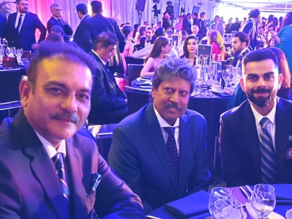 ICC World Cup 2019: Kapil Dev's special visit to Indian team | आयसीसी वर्ल्डकप 2019 : भारतीय संघाने घेतली कपिल देव यांची खास भेट