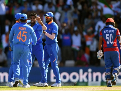 ICC World Cup 2019, India Vs Afghanistan Live Score updates & Live Commentary in Marathi  | India Vs Afghanistan : हुश्श, अखेर भारतीय संघ जिंकला