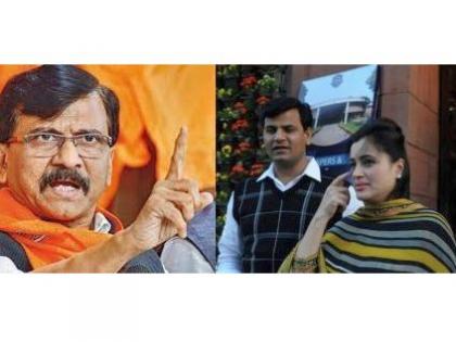 shiv sena mp sanjay raut comment on navneet kaur rana and ravi rana over hanuman chalisa reading at matoshree | भाजप हिंदुत्वाच मार्केटिंग करतयं.. 'बंटी-बबली' त्या नौटंकीमधलं पात्र, संजय राऊतांची टीका