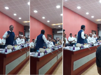 'Palakmintri is not Jahangiri'; Ambadas Danave attacked on guardian minister Sandipan Bhoomar in DPC meeting | 'पालकमंत्री म्हणजे जहांगिरी नाही'; अंबादास दानवेंचा भूमरेंवर हल्लाबोल, डीपीसी बैठकीत राडा