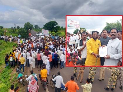 the Leader of the Opposition in the Vidhan Parishad, Ambadas Danve, directly participated in the farmers' agitation | महामार्ग ठप्प होता, कारण कळताच अंबादास दानवे थेट शेतकऱ्यांच्या आंदोलनात सहभागी झाले 