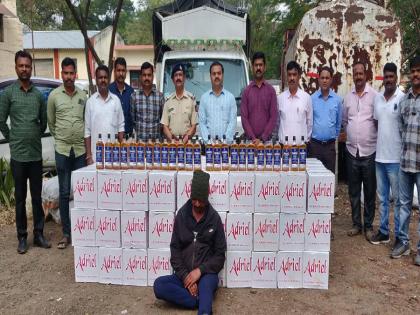 Liquor boxes in vegetable sacks, foreign liquor worth eleven lakhs seized | भाजीपाल्याच्या पोत्यात दारूच्या पेट्या, अकरा लाखांची विदेशी दारू केली जप्त