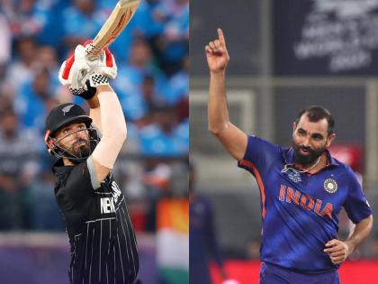 IND vs NZ Team India Super comeback by Mohammad Shami with 5 Wickets after Daryl Mitchell Power Hitting Century Rachin Ravindra | IND vs NZ: सुपर कमबॅक!! मिचेलच्या फटकेबाजीनंतर न्यूझीलंडला मोहम्मद शमीचा 'पंच'