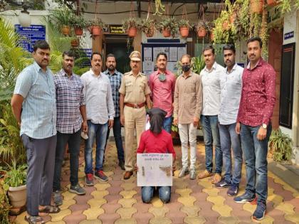 gangster arrested with pistol by Dattawadi police action | सराईत गुंडाला पिस्तुलासह जेरबंद; दत्तवाडी पोलिसांची कारवाई 