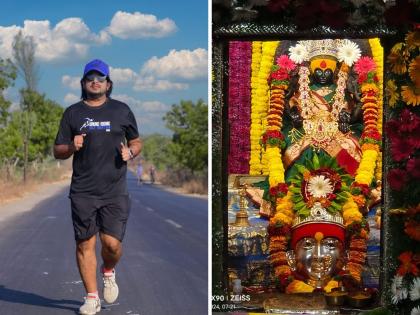 Running 21 km daily during Navratri festival for health awareness A unique initiative of Doctor rohan khavte | आरोग्यविषयक जनजागृतीसाठी नवरात्रोत्सवात दररोज २१ किमी रनिंग; डॉक्टर तरुणाचा अनोखा उपक्रम 