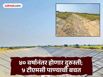 Jayakwadi's left canal to be repaired after 40 years; Rs 735 crore approved | जायकवाडीच्या डाव्या कालव्याची तब्बल ४० वर्षानंतर होणार दुरुस्ती; ७३५ कोटी मंजूर Jayakwadi's left canal to be repaired after 40 years; Rs 735 crore approved | जायकवाडीच्या डाव्या कालव्याची तब्बल ४० वर्षानंतर होणार दुरुस्ती; ७३५ कोटी मंजूर