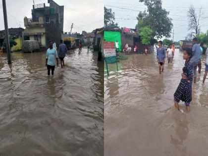 Heavy rain in 14 circles of Amravati district; rivers and canals flooded, fields and houses collapsed | १४ मंडळांत अतिवृष्टी, मुसळधार पावसाने नदी-नाल्यांना पूर; शेताचे झाले तळे, घरांची पडझड