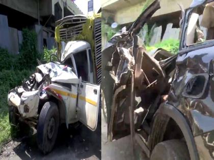 Fatal accident in mahindra SUV-pickup in Guwahati; Seven engineering students died on the spot | गुवाहाटीमध्ये एसयुव्ही-पिकअपमध्ये भीषण अपघात; इंजिनिअरिंगच्या सात विद्यार्थ्यांचा मृत्यू