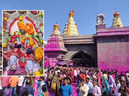 Thousands of devotees started the year with Jotiba's Devdarshan kolhapur | हजारो भाविकांनी जोतिबाच्या देवदर्शनाने केला वर्षारंभ