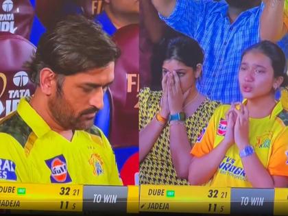 Video: 1 ball, 4 runs! ms Dhoni couldn't see the winning four hit by Jadeja; These two photos... Csk vs GT final match ipl 2023 | Video: १ चेंडू, ४ धावा! धोनी जडेजाने मारलेला विजयी चौकार पाहू शकला नाही; हे दोन फोटो...