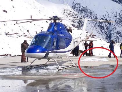 Major accident before Kedarnath Yatra begins; One dies after hitting helicopter fan | केदारनाथ यात्रा सुरु होण्यापूर्वी मोठी दुर्घटना; हेलिकॉप्टरच्या पंख्याला धडकून एकाचा मृत्यू