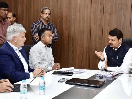 discussion with netherlands company regarding solid waste management project in presence of dcm devendra fadnavis | देवेंद्र फडणवीस यांच्या उपस्थितीत घनकचरा व्यवस्थापन प्रकल्पाबाबत नेदरलँड कंपनीसोबत चर्चा