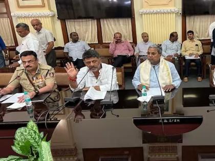 The police will not be saffronized; Warning of Deputy Chief Minister Shivakumar | पोलिसांचे भगवेकरण होऊ देणार नाही; उपमुख्यमंत्री शिवकुमार यांचा इशारा