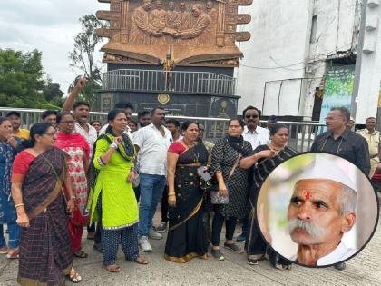 Violent protests against Sambhaji Bhide in Yavatmal, warning to disrupt meeting | संभाजी भिडे यांच्या विरोधात आंबेडकरी संघटना आक्रमक; तीव्र निदर्शने, सभा उधळण्याचा इशारा