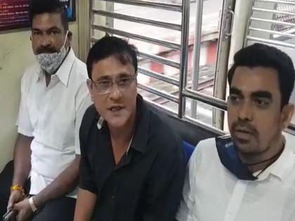 Today, MNS leader Sandeep Deshpande traveled by local train | Video: मनसेचे सविनय कायदेभंग आंदोलन यशस्वी; मनसैनिकांचा 'लोकल'ने प्रवास