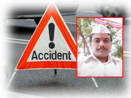 Husband died on the spot, wife seriously injured in accident near Kada | नातेवाईकांचे सांत्वन करून परताना काळाचा घाला; पतीचा जागीच मृत्यू, पत्नी गंभीर जखमी