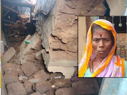 Elderly man dies after wall collapses due to rain in Gadhinglaj taluka kolhapur | Kolhapur: घराच्या डागडुजीसाठी साहित्य आणून ठेवले, नवऱ्यासाठी चहा बनवतानाच अंगावर भिंत कोसळून वृद्धेला मृत्यूने गाठले Elderly man dies after wall collapses due to rain in Gadhinglaj taluka kolhapur | Kolhapur: घराच्या डागडुजीसाठी साहित्य आणून ठेवले, नवऱ्यासाठी चहा बनवतानाच अंगावर भिंत कोसळून वृद्धेला मृत्यूने गाठले