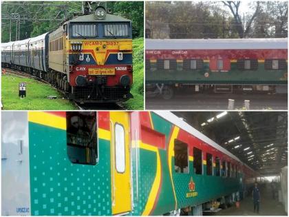 deccan queen coloured green red 10 new coaches in the khadki station yard | Deccan Queen ला हिरव्या, लाल रंगांचा साज, नवे १० डबे खडकीत दाखल