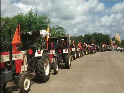 Kedarkheda to Bhokardan tractor march for reservation; | आरक्षणासाठी केदारखेडा ते भोकरदन ट्रॅक्टर मोर्चा