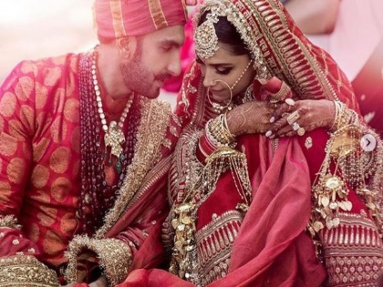 Ddeepika Ranveer Wedding: Did you see a new photo of Ranveer Singh - Deepika's wedding? | Deepika Ranveer Wedding: रणवीर सिंग-दीपिका पादुकोणच्या लग्नातला 'हा' नवा फोटो पाहिलात का?