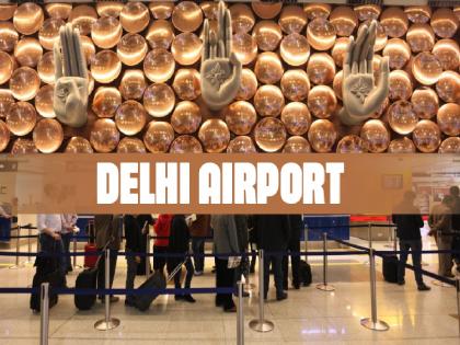 Passengers protest at Delhi airport as IndiGo's Chhatrapati Sambhajinagar flight is delayed | ‘इंडिगो’च्या छत्रपती संभाजीनगर विमानाला उशीर होताच दिल्ली विमानतळावर प्रवाशांचे आंदोलन