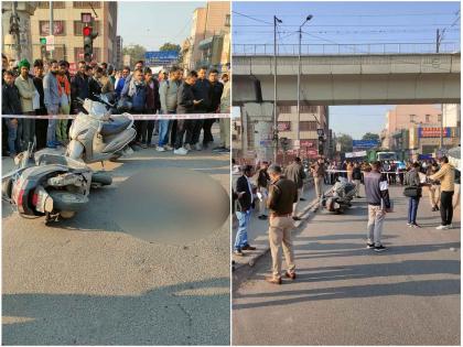 Delhi shook! The killing of a merchant returning from a morning walk; Stopped the car and fired 7-8 bullets | दिल्ली हादरली! गाडी थांबवून झाडल्या ७-८ गोळ्या, मॉर्निंग वॉक करून परतणाऱ्या व्यापाऱ्याची हत्या Delhi shook! The killing of a merchant returning from a morning walk; Stopped the car and fired 7-8 bullets | दिल्ली हादरली! गाडी थांबवून झाडल्या ७-८ गोळ्या, मॉर्निंग वॉक करून परतणाऱ्या व्यापाऱ्याची हत्या