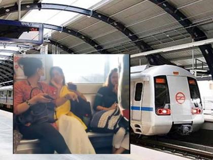 Jara Hatke: Two women fight over a metro seat, but all eyes are on the third... | Jara Hatke: मेट्रोच्या सीटवरून दोन महिला एकमेकींशी भांडल्या, पण सर्वांच्या नजरा तिसरीवर खिळल्या...  