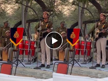 Awesome viral video Roke Na ruke Naina bollywood singer arijit singh Delhi Police sang the song social media viral | Video : जबरदस्त!'रोके ना रुके नैना', अरिजित सारख्या आवाजात दिल्ली पोलिसानं गायलं गाणं