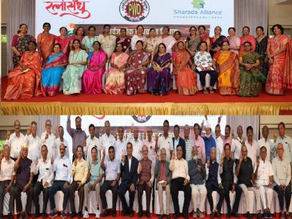 gathering of retirees from Delhi to Kanyakumari in Ratnagiri | दिल्ली ते कन्याकुमारीपर्यंतच्या सेवानिवृत्तांचा रंगला रत्नागिरीत मेळावा