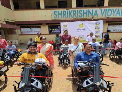 Mumbai Disabled will deliver Zomato Snehjyot got a modern bike | आता दिव्यांग ही करणार झोमॅटोची डिलिव्हरी; स्नेहज्योतने मिळवून दिल्या आधुनिक दुचाकी!