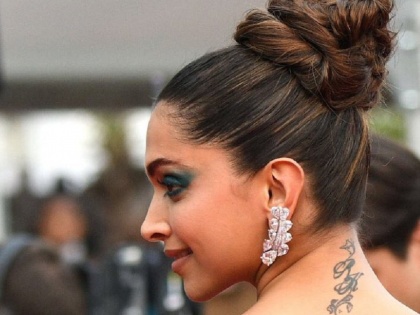 Deepika Padukone's 'RK' tattoo reappears at the Isha Ambani | ईशा अंबानीच्या लग्नात दीपिका पादुकोणच्या मानेवर पुन्हा दिसला ‘आरके’ टॅटू!
