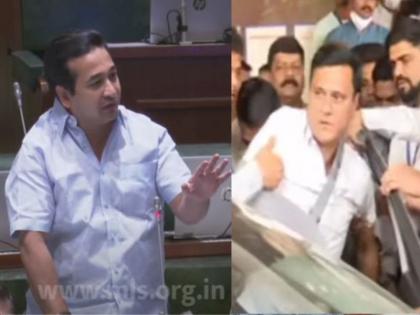 MLA Nitesh Rane has demanded an inquiry whether Varun Sardesai is involved in the attack on Sandeep Deshpande. | MNS Sandeep Deshpande: देशपांडेंवर हल्ला, खोपकर म्हणाले आदित्य अन् राऊतांची चौकशी करा; राणेंनी घेतलं वेगळच नाव!