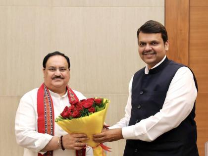 BJP National President JP Nadda in Mumbai tomorrow, Devendra Fadnavis made a special tweet | भाजपा राष्ट्रीय अध्यक्ष जे पी नड्डा उद्या मुंबईत, देवेंद्र फडणवीसांनी केलं खास ट्वीट