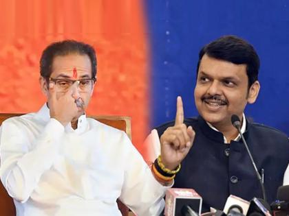  Devendra Fadnavis Trolls Uddhav Thackeray led Shivsena in Comedy way sarcastical manner Sholay Movie Dialogue | "कितने आदमी थें... ६५ में से ५० निकल गए और..."; देवेंद्र फडणवीसांनी उद्धव ठाकरेंची उडवली खिल्ली