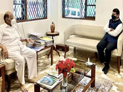 political importance of devendra fadnavis meeting sharad pawar | ‘दिल मिले न मिले, हाथ मिलाए रहिए...’