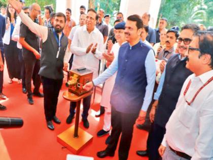 Rs 150 crore to be allocated for Waves; Fadnavis' announcement at the inauguration of 'Bharat Pavilion' at NFDC | वेव्हजसाठी १५० कोटी रुपये ठेवणार; एनएफडीसीमध्ये ‘भारत पॅव्हेलियन’च्या उद्घाटनप्रसंगी फडणवीस यांची घाेषणा