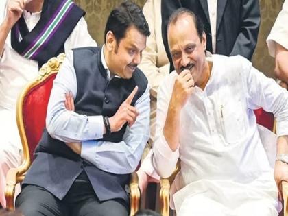 election Commissions decision on ncp devendra Fadnavis congratulated Ajit Pawar faction | शरद पवारांना आयोगाचा धक्का; फडणवीसांनी केलं अजित पवारांचं अभिनंदन, म्हणाले...