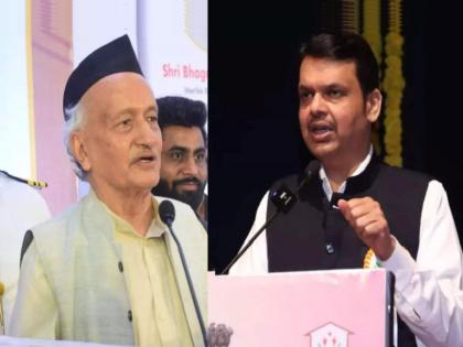 The Governor's resignation was discussed, but Devendra Fadnavis gave a different signal, said... | राज्यपालांच्या राजीनाम्याची चर्चा, पण देवेंद्र फडणवीसांनी दिले वेगळेच संकेत, म्हणाले...