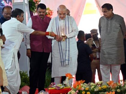 Home Minister lays foundation stone of first NFSU in the state; Transit Campus also e-unveiled | राज्यातील पहिल्या ‘एनएफएसयू’चे गृहमंत्र्यांच्या हस्ते भूमिपूजन; ट्रान्झिट कॅम्पसचेसुद्धा ई-अनावरण