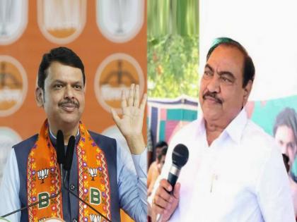 dcm devendra fadnavis reaction over ncp sp group eknath khadse joining bjp party | “नाथाभाऊंबाबत केंद्रीय नेतृत्वाचे म्हणणे मान्य, गणपतीनंतर योग्य निर्णय घेतला जाईल”: फडणवीस