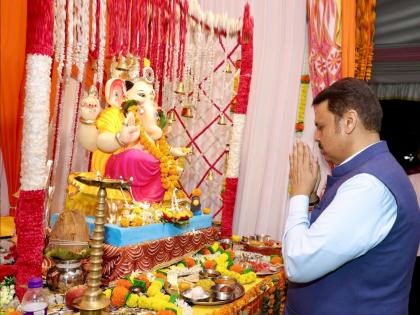 bjp dcm devendra fadnavis reaction after ganesh visarjan 2024 | “गणपती बुद्धीची देवता, सर्वांत जास्त गरज आहे त्यांना बुद्धी द्यावी”: देवेंद्र फडणवीस