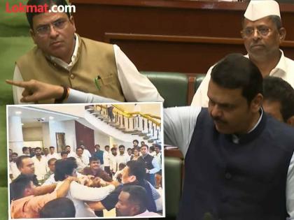 Chief Minister Devendra Fadnavis expressed anger over the clash between workers at Vidhan Bhavan | "आमदार माजलेत असं बाहेर म्हटलं जातंय, राजकारणाच्या पलीकडे जाणार की नाही?"; CM फडणवीसांनी विरोधकांना सुनावलं