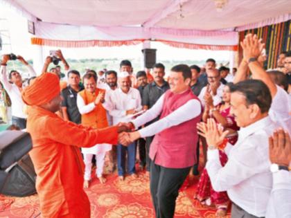 The opponents were defeated by the power of saints says Fadnavis | संत शक्तीने विरोधकांचा झाला पराभव : फडणवीस