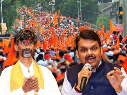 HM Devendra Fadnavis has responded to the criticism made by Maratha activist Manoj Jarange Patil | तिघांचं सरकार असताना फक्त मीच टार्गेट का? देवेंद्र फडणवीसांचे मनोज जरांगेंना प्रत्युत्तर