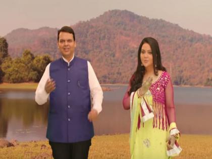 Mumbai River Anthem by BJP Government Devendra Fadnavis Amruta fadnavis Acting debut | Mumbai River Anthem: सरकारी जाहिरातीमध्ये मुख्यमंत्र्यांचा सपत्नीक अभिनय