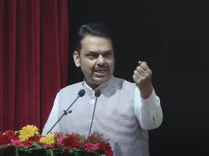 A Marathi man fighting for the country cannot be narrow-minded, some are allergic to the name of Shivaji maharaj Chief Minister Fadnavis powerful speech in Delhi JNU | "देशासाठी लढणारा मराठी माणूस कधी..., काहींना शिवरायांच्या नावाची ॲलर्जी"; मुख्यमंत्री फडणवीस यांचं जोरदार भाषण