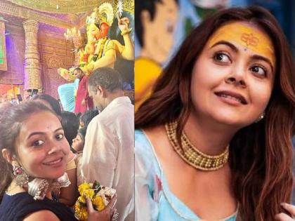 Devoleena Bhattacharjee tweets saying why she stopped going for Lalbaugcha Raja since last year | "गेल्यावर्षीपासूनच लालबागचा राजाला जाणं बंद केलं...", देवोलिना भट्टाचार्जीने सांगितलं कारण