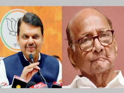 Devendra Fadnavis vs Sharad pawar | 'They should check who is in the air', Devendra Fadnavis' reply to Sharad Pawar | 'हवेत कोण आहे, याची तपासणी त्यांनी करावी', देवेंद्र फडणवीसांचे शरद पवारांना प्रत्युत्तर