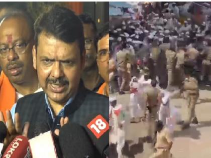 ashadhi-wari-lathi-charge-on-warkari-in-alandi, devendra fadnavis says There is no baton charge in Alandi, don't politicize an incident that didn't happen | आळंदीत लाठीचार्ज झालेला नाही, न घडलेल्या घटनेचे राजकारण करू नका- देवेंद्र फडणवीस